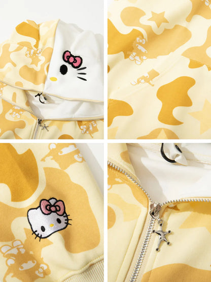 Camouflage Hoodie (Zipper) - Comfykitty - ComfyKitty™